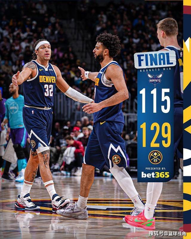 约基奇砍下分助掘金大胜黄蜂 约基奇砍下分助掘金大胜黄蜂